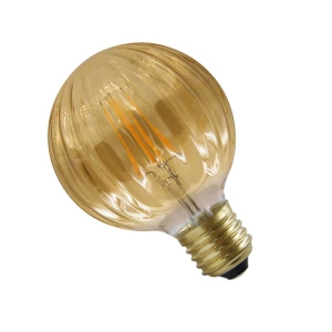 Żarówka LED filament Amber kształt G100 Polux 308887
