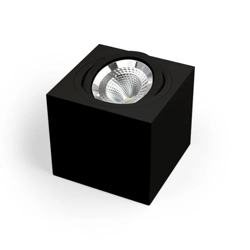 Downlight SASARI SQ 10W 816lm 3000K Czarna OXYLED DLN10 36 3K S czarny  5902701451554 lampynox noxbox www.lampynox.pl 1.jpg