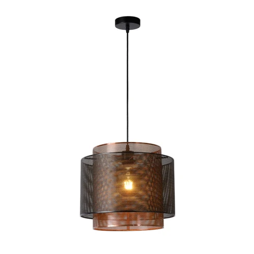 Lampa wisząca ORRIN Czarna śr. 34cm Lucide 024040130  5411212021878 lampynox noxbox www.lampynox.pl 1.jpg