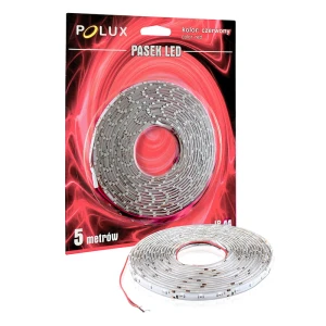 Taśma LED POLUX 5m IP44 Czerwona 