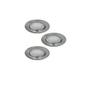 Rabalux  Lite 1163 LED oczko stropowe wpuszczane | chrom satyna Trójpak ( 5998250311630 ) lampynox noxbox www.lampynox.pl