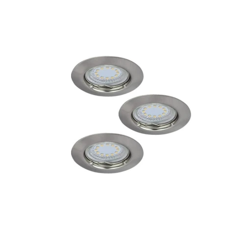 Rabalux  Lite 1163 LED oczko stropowe wpuszczane | chrom satyna Trójpak ( 5998250311630 ) lampynox noxbox www.lampynox.pl