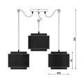 Lampa wisząca ORRIN Czarna 3xE27 śr. 25cm Lucide 024040330  5411212021892 lampynox noxbox www.lampynox.pl 4.jpg