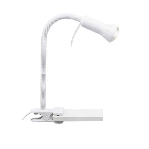 FLEX Biała E14 z włącznikiem z klipsem Lampa biurkowa Brilliant 24705T05