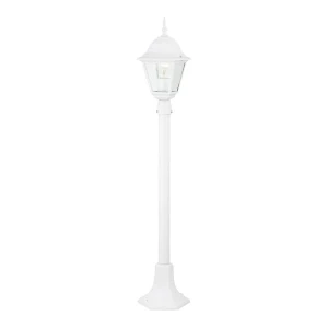 NEWPORT Biała wys. 1m. E27 Lampa zewnętrzna stojąca Brilliant 44285/05