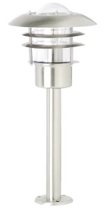 TERRENCE Stalowa wys. 0,5m. E27 Lampa zewnętrzna stojąca Brilliant 45784/82