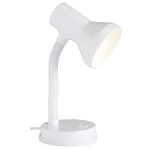 JUNIOR Biały E27 z włącznikiem w podstawie Lampka biurkowa Brilliant 99122/05