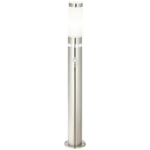 Lampa zewnętrzna stojąca BOLE Stalowy wys. 77.5 cm z czujnikiem ruchu i zmierzchu Brilliant G46799/82 | 4004353133756 noxbox lampynox www.lampynox.pl