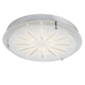 Plafon CATHLEEN Chrom LED 15W śr. 33 cm 3000K Brilliant G94163/15 | 4004353179495 noxbox lampynox www.lampynox.pl
