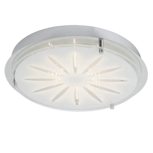 Plafon CATHLEEN Chrom LED 15W śr. 33 cm 3000K Brilliant G94163/15 | 4004353179495 noxbox lampynox www.lampynox.pl