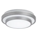 Plafon ELANA Srebrny/Biały LED 10W śr. 28 cm 3000K Brilliant G94214/70 | 4004353192975 noxbox lampynox www.lampynox.pl