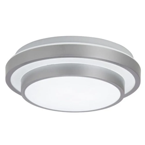 Plafon ELANA Srebrny/Biały LED 10W śr. 28 cm 3000K Brilliant G94214/70 | 4004353192975 noxbox lampynox www.lampynox.pl