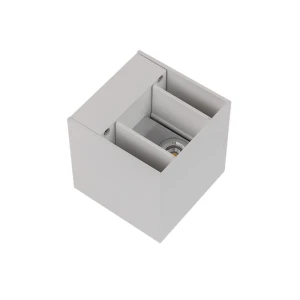 CUBE Biały kinkiet IP54 2x4,6W OXYLED OXYCUBE-9W-B  