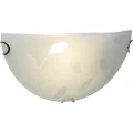 Kinkiet ścienny MELANIA Alabastrowy/Liście kwiatów LED 9W 3000K Brilliant G98840/70 | 4004353261596 noxbox lampynox www.lampynox.pl