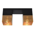 Lampa sufitowa RENATE Złoty mat  Czarny 2xE27 Lucide 211230202  5411212211255 lampynox noxbox www.lampynox.pl 2.jpg