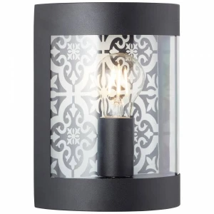 LISON Czarny E27 IP44 Kinkiet zewnętrzny Brilliant 96354/06