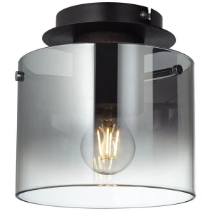 BETH Czarny przydymiony E27 Lampa sufitowa Brilliant 75591/20
