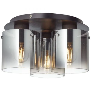 BETH Czarny przydymiony 3xE27 Lampa sufitowa Brilliant 75593/20