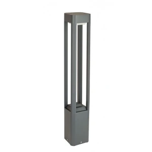 Fan Kwadrat Antracyt wys. 80cm. GX53 IP54 Lampa ogrodowa stojąca SU-MA FKW-800