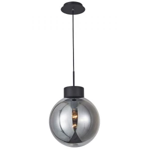 ASTRO Czarna przydymiona śr. 30cm. E27 Lampa wisząca Brilliant 85270/93