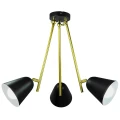 Lampa sufitowa Alder Czarna 3xE14 Rabalux 5376 | 5998250353760 lampynox noxbox www.lampynox.pl 1