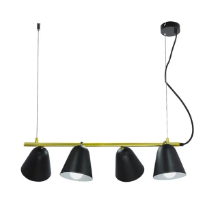 Alder Czarna 4xE14 Lampa wisząca Rabalux 5377