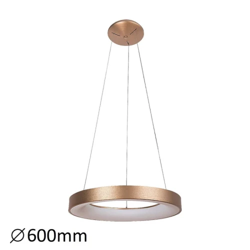 Lampa sufitowa Carmella Złota LED 50W 4000K Rabalux 5054 | 5998250350547 lampynox noxbox www.lampynox.pl