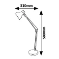 Lampa stołowa Carter Miętowa E14 Rabalux 6409 | 5998250364094 lampynox noxbox www.lampynox.pl