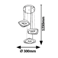 Lampa wisząca Daria Złata LED 36W 3000K Rabalux 5990 | 5998250359908 lampynox noxbox www.lampynox.pl