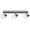 Spot łazienkowy Harold Czarny | Chrom LED 3x5W IP44 4000K Rabalux 5023 | 5998250350233 lampynox noxbox www.lampynox.pl