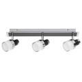 Spot łazienkowy Harold Czarny | Chrom LED 3x5W IP44 4000K Rabalux 5023 | 5998250350233 lampynox noxbox www.lampynox.pl