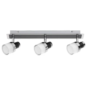 Harold Czarny | Chrom LED 3x5W IP44 4000K Spot łazienkowy Rabalux 5023