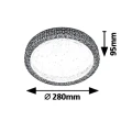 Plafon Lucilla LED 18W 4000K Rabalux 5326 | 5998250353265 lampynox noxbox www.lampynox.pl