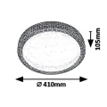 Plafon Lucilla LED 24W 4000K Rabalux 5327 | 5998250353272 lampynox noxbox www.lampynox.pl