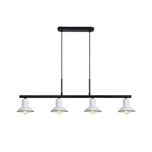 Lampa wisząca Maliet Czarny | Biały 4xE14 Rabalux 6789 | 5998250367897 lampynox noxbox www.lampynox.pl