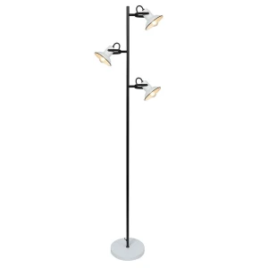 Maliet Czarny | Biały 3xE14 Lampa podłogowa stojąca Rabalux 6790