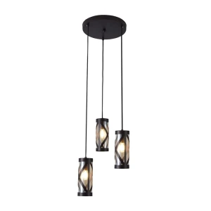 Oberon Brąz 3xE14 Lampa wisząca Rabalux 5339 