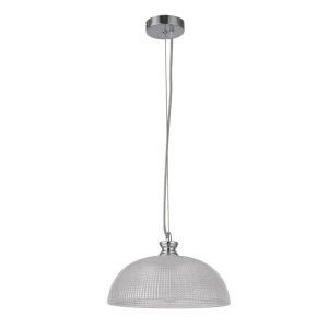 Petrina Chrom satyna E27 Lampa wisząca Rabalux 5459