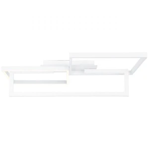 QUADRAS Biała LED 70W ściemnialna z pilotem 3000K Lampa sufitowa Brilliant G99142/05