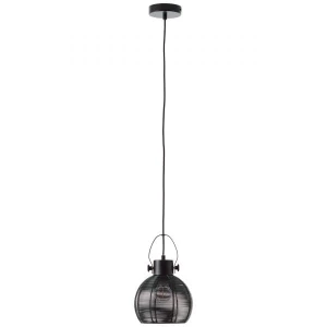 SAMBO Czarna E27 Lampa wisząca Brilliant 85470/06