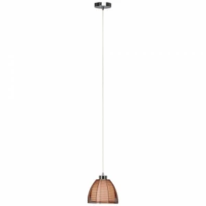 RELAX Brąz | Chrom śr. 19,5cm. E27 Lampa wisząca Brilliant 61170/53