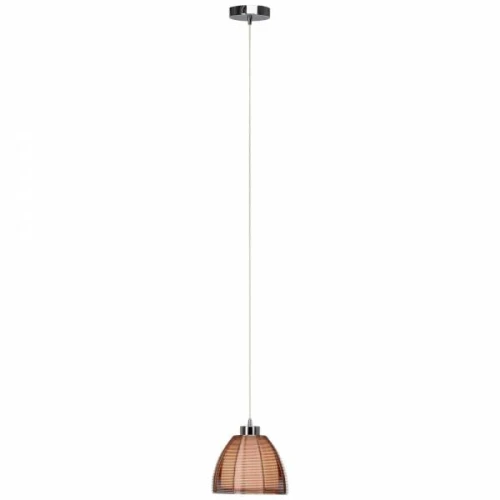 Lampa wisząca RELAX Brąz | Chrom E27 Brilliant 61170/53 | 4004353284656 noxbox lampynox www.lampynox.pl