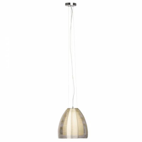 Lampa wisząca RELAX Chrom | Biała śr.30cm. E27 Brilliant 61171/15 | 4004353294969 noxbox lampynox www.lampynox.pl