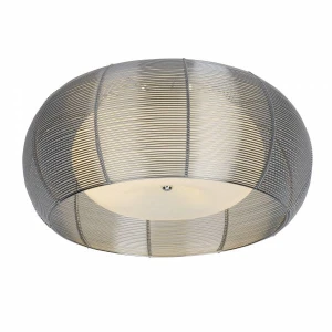 RELAX Chrom | Biała 2xE27 Lampa sufitowa Brilliant 61180/15