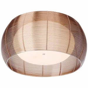 RELAX Brąz | Chrom 2xE27 Lampa sufitowa Brilliant 61180/53