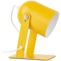Lampka stołowa regulowana YAN Żółta E27 Brilliant 98960/02 | 4004353290718 noxbox lampynox www.lampynox.pl