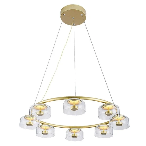 Lampa wisząca Lorell Złota LED 8x5W 3000K Rabalux 5390  5998250353906 lampynox noxbox www.lampynox.pl 2.jpg