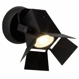 MOVIE LED Czarny mat GU10 Kinkiet ruchomy Brilliant G08910/76