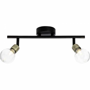 BULB Czarny | Mosiądz antyczny 2xG9 Spot Brilliant 21213/76