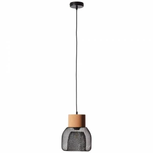 FLAKA Czarny mat E27 Lampa wisząca Brilliant 82670/06